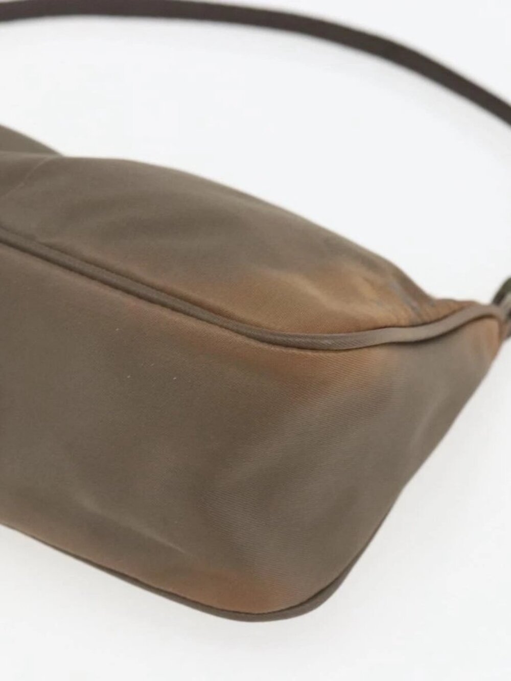 PRADA Accessory Pouch Nylon Brown Auth bs33343 - Picture 10 of 15